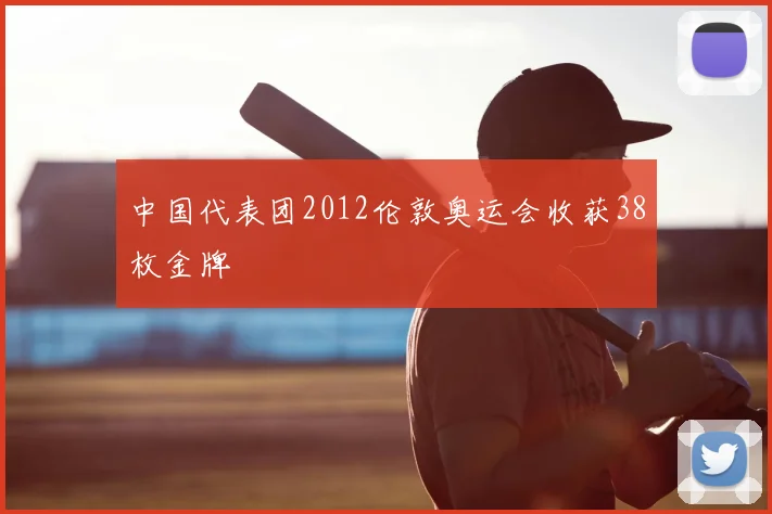 中国代表团2012伦敦奥运会收获38枚金牌